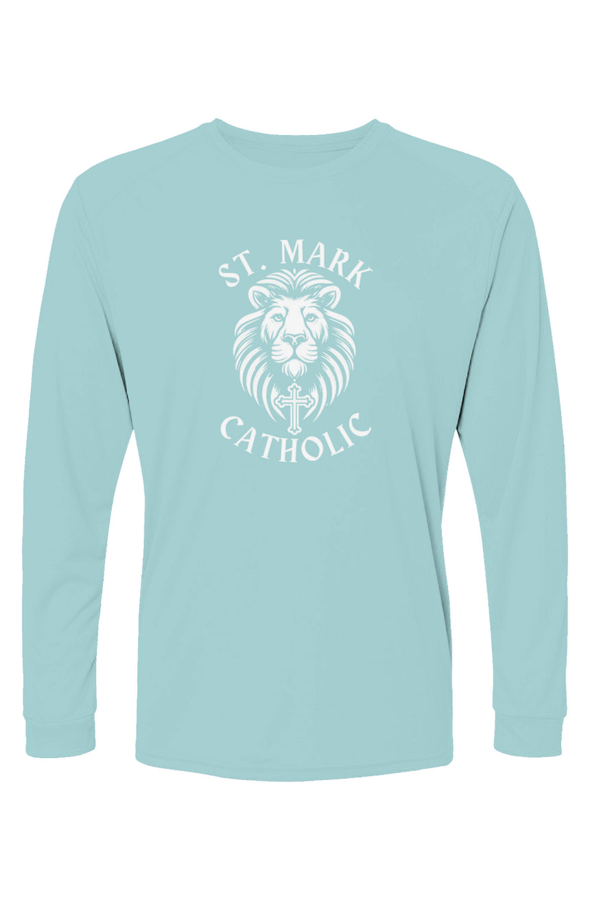 St. Mark Catholic Staff L/S Performance Tee w/ UPF 50+
