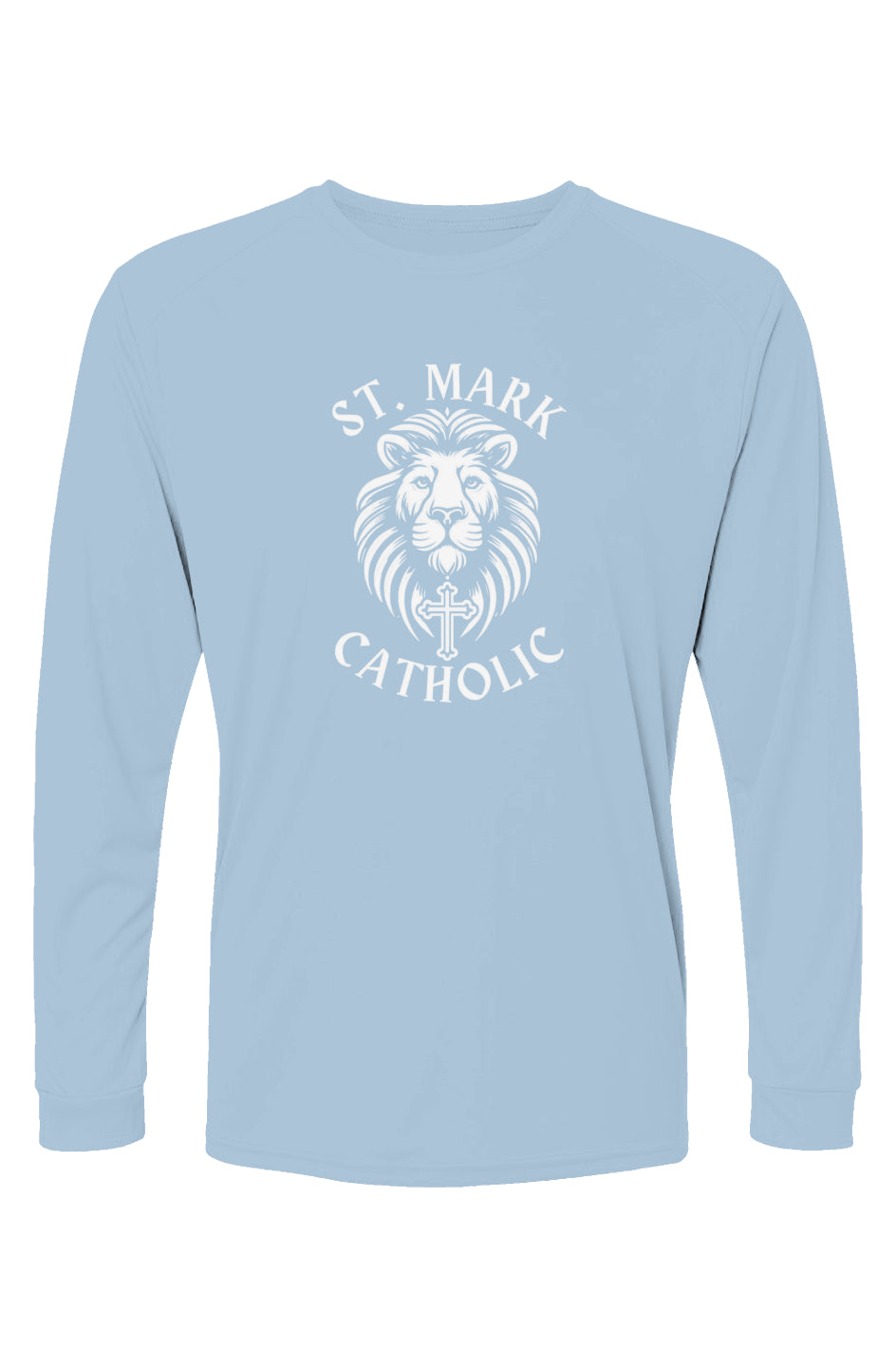 St. Mark Catholic Staff L/S Performance Tee w/ UPF 50+