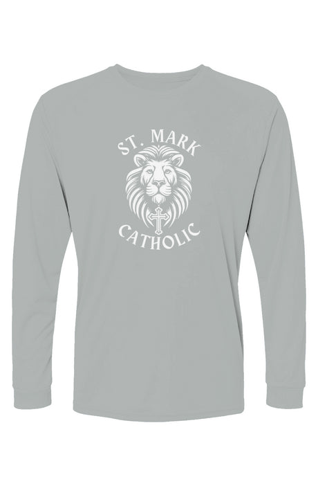 St. Mark Catholic Staff L/S Performance Tee w/ UPF 50+