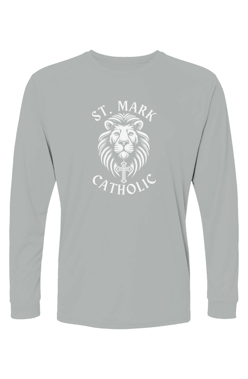 St. Mark Catholic Staff L/S Performance Tee w/ UPF 50+
