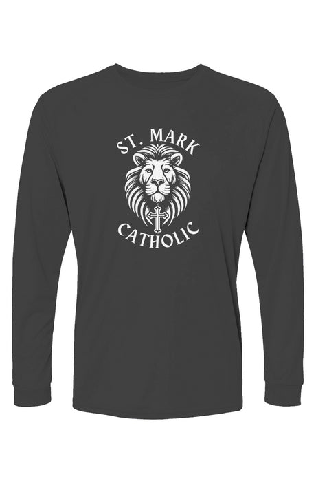 St. Mark Catholic Staff L/S Performance Tee w/ UPF 50+