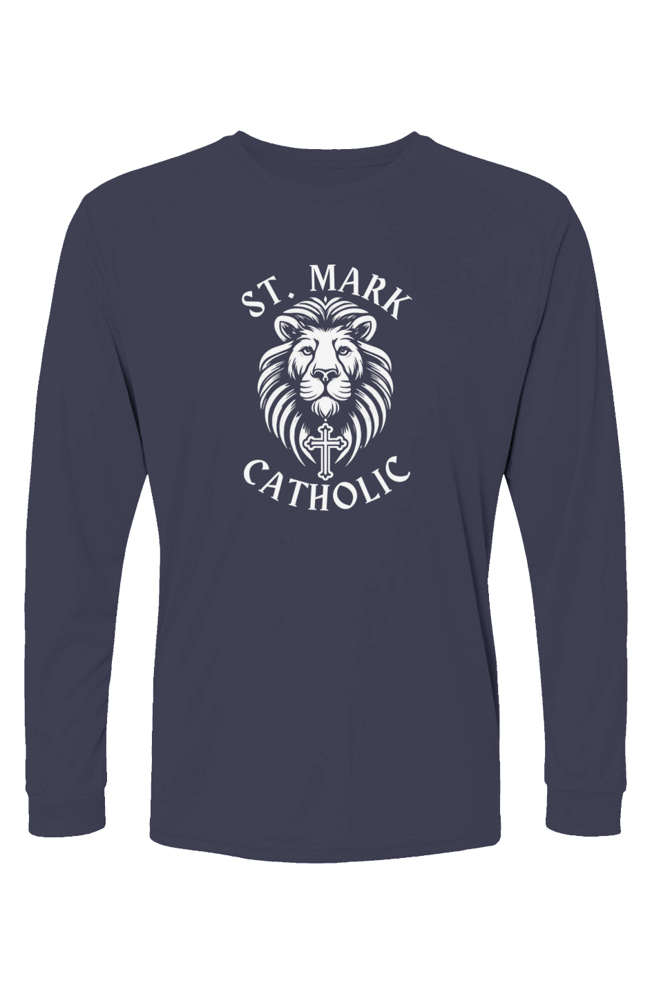 St. Mark Catholic Staff L/S Performance Tee w/ UPF 50+
