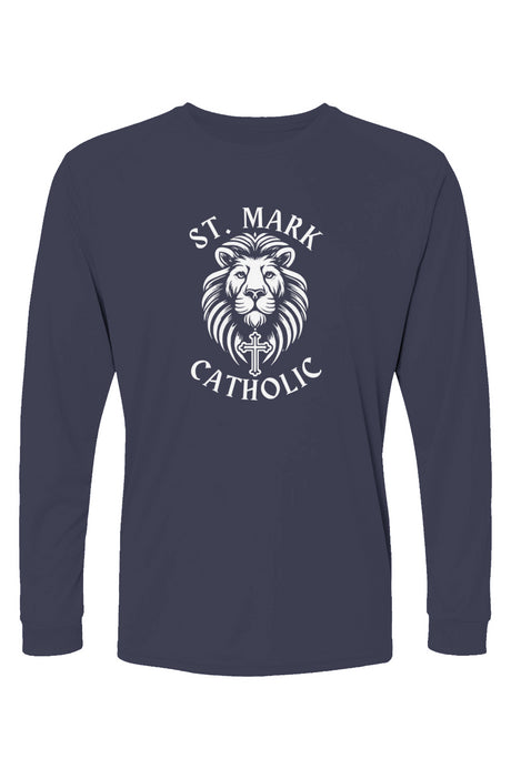 St. Mark Catholic Staff L/S Performance Tee w/ UPF 50+