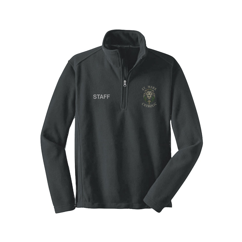 St. Mark Catholic Quarter Zip Pullover Fleece Pullover