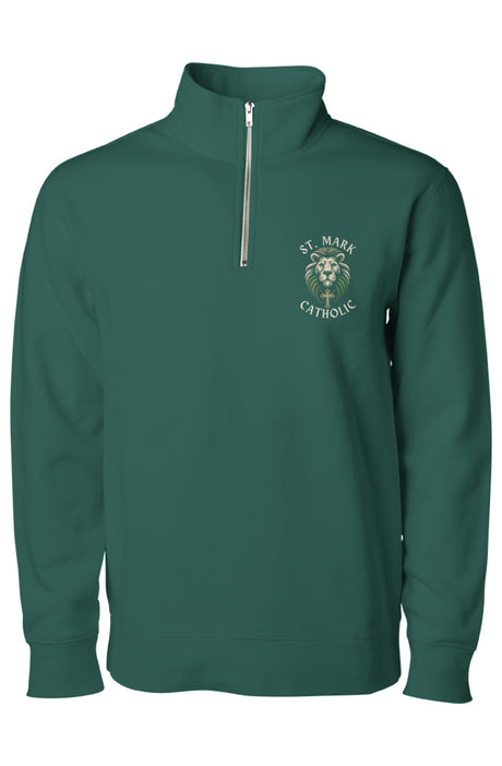 St. Mark Catholic Midweight Quarter Zip Pullover
