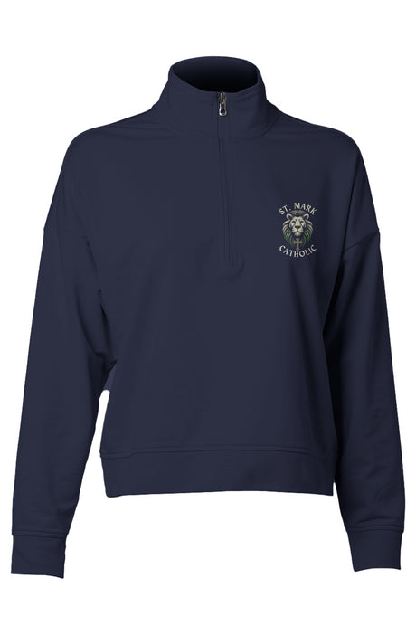 St. Mark Catholic Ladies' Quarter Zip Pullover