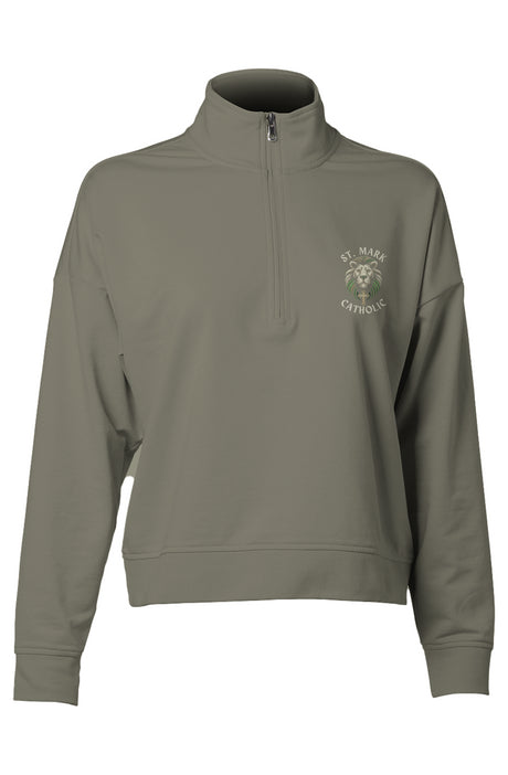 St. Mark Catholic Ladies' Quarter Zip Pullover