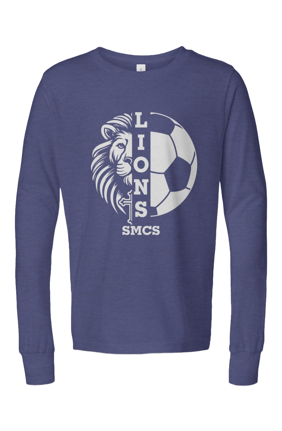 St. Mark Catholic Soccer Triblend L/S Tee