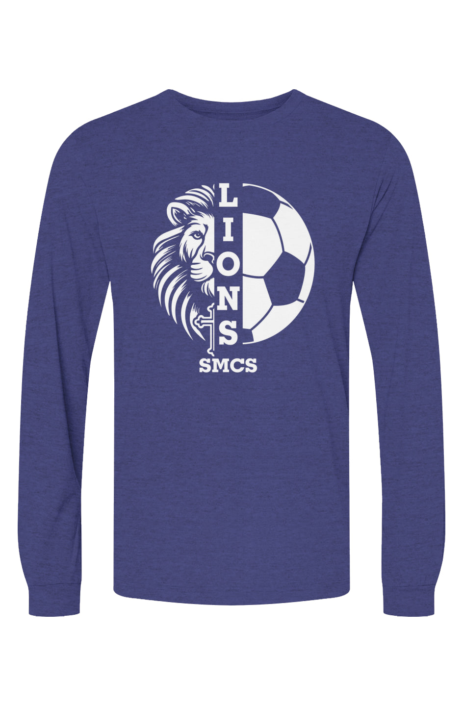St. Mark Catholic Soccer Triblend L/S Tee
