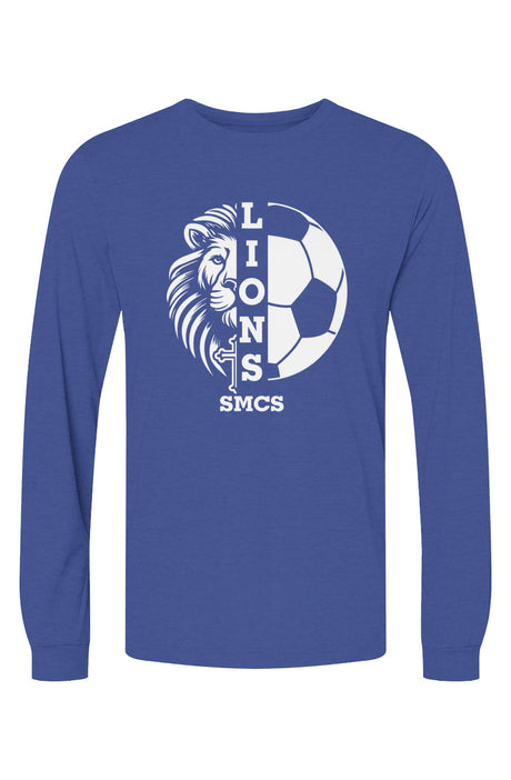 St. Mark Catholic Soccer Triblend L/S Tee