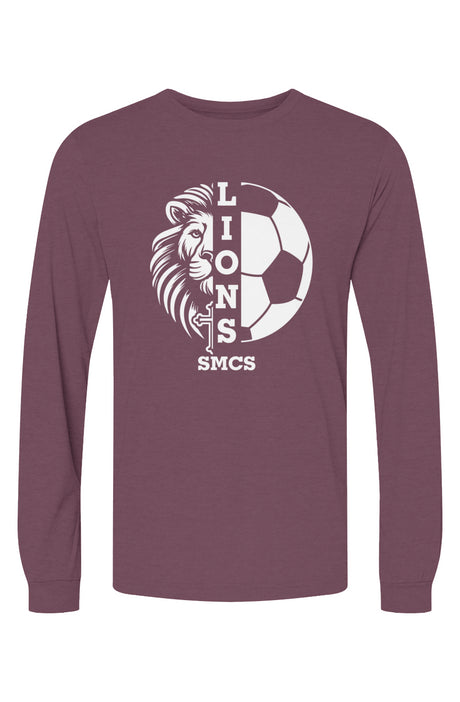 St. Mark Catholic Soccer Triblend L/S Tee