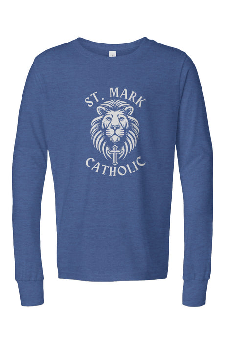 St. Mark Catholic Triblend L/S Tee