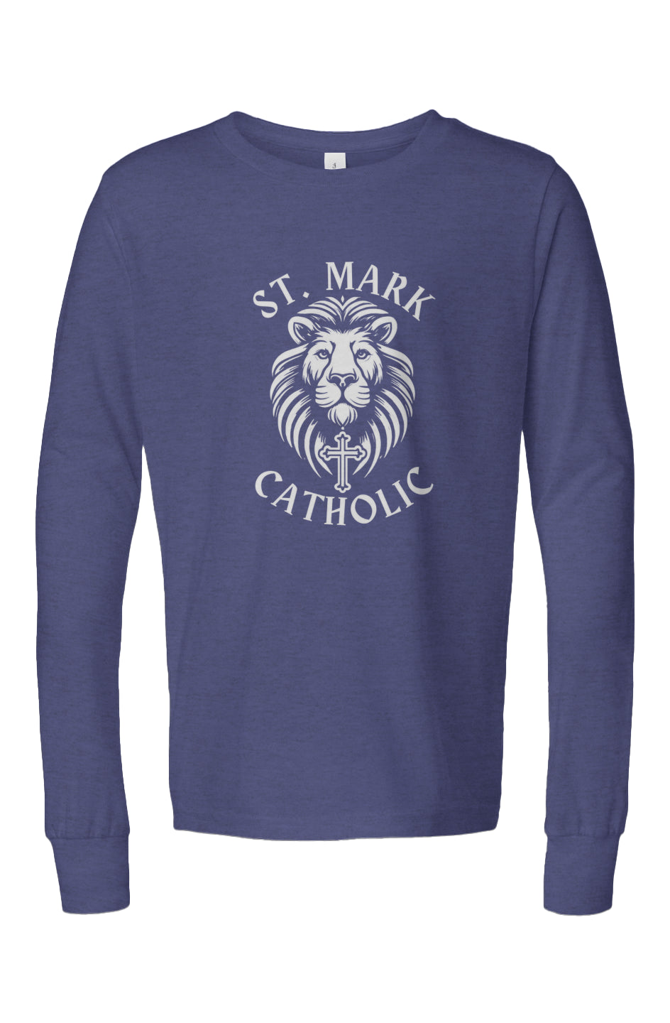 St. Mark Catholic Triblend L/S Tee