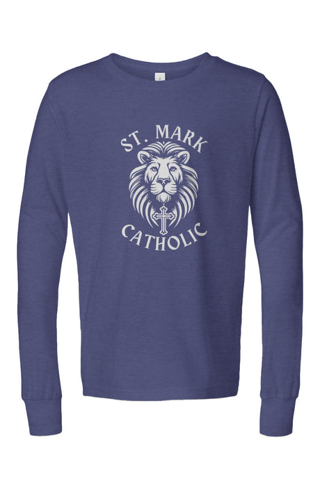 St. Mark Catholic Triblend L/S Tee