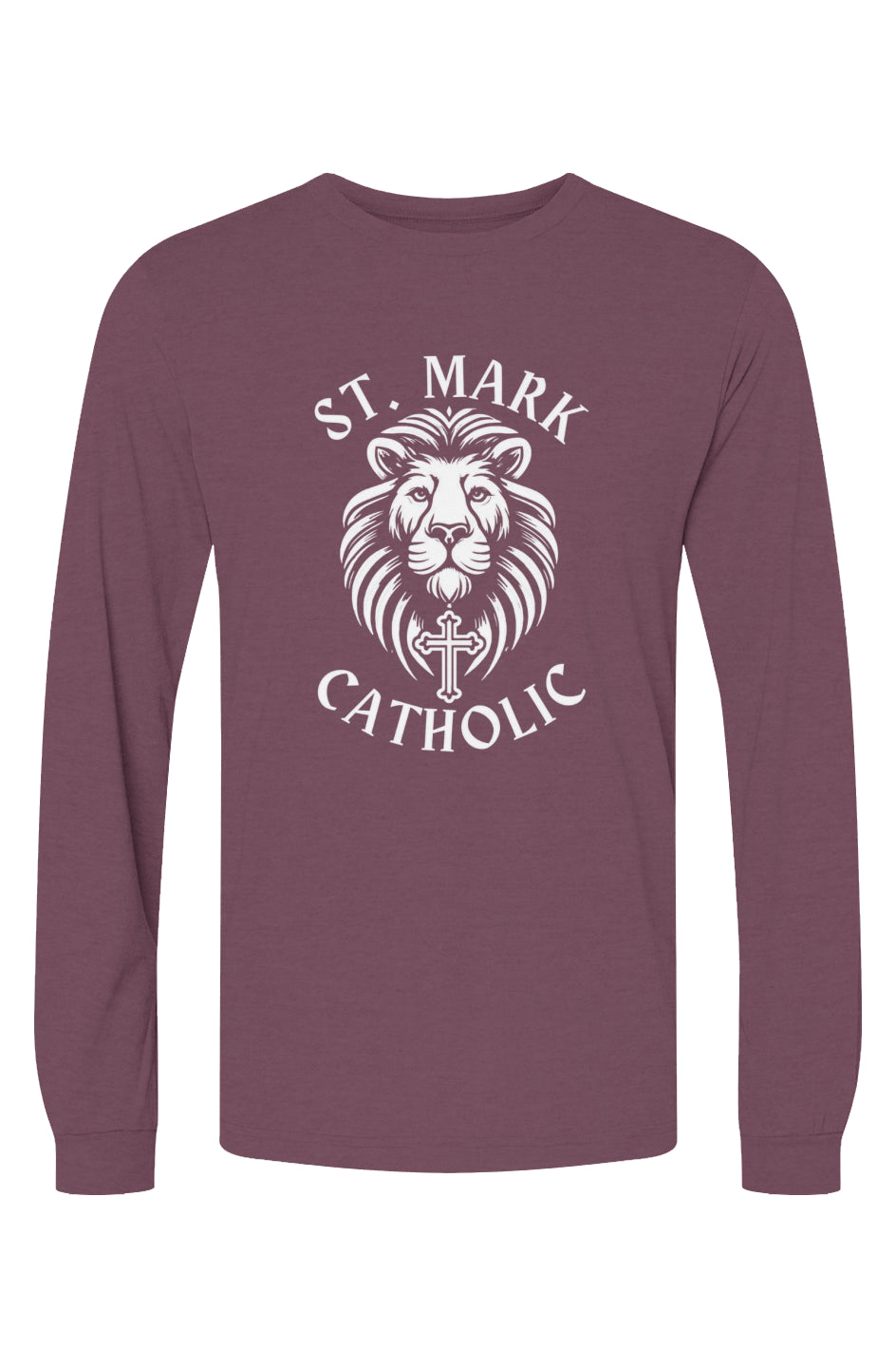 St. Mark Catholic Triblend L/S Tee