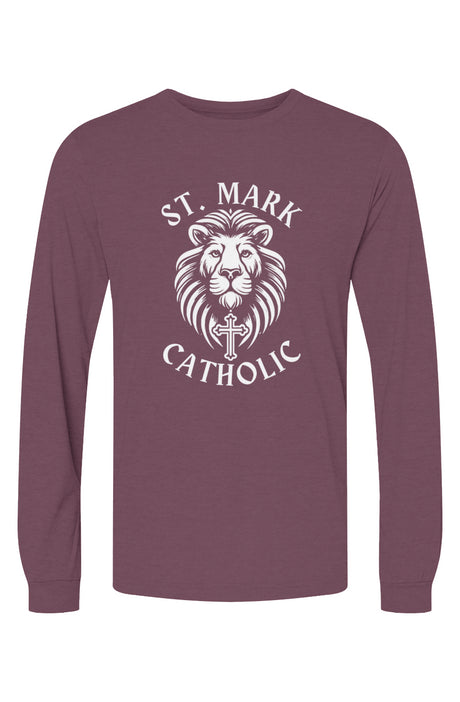 St. Mark Catholic Triblend L/S Tee