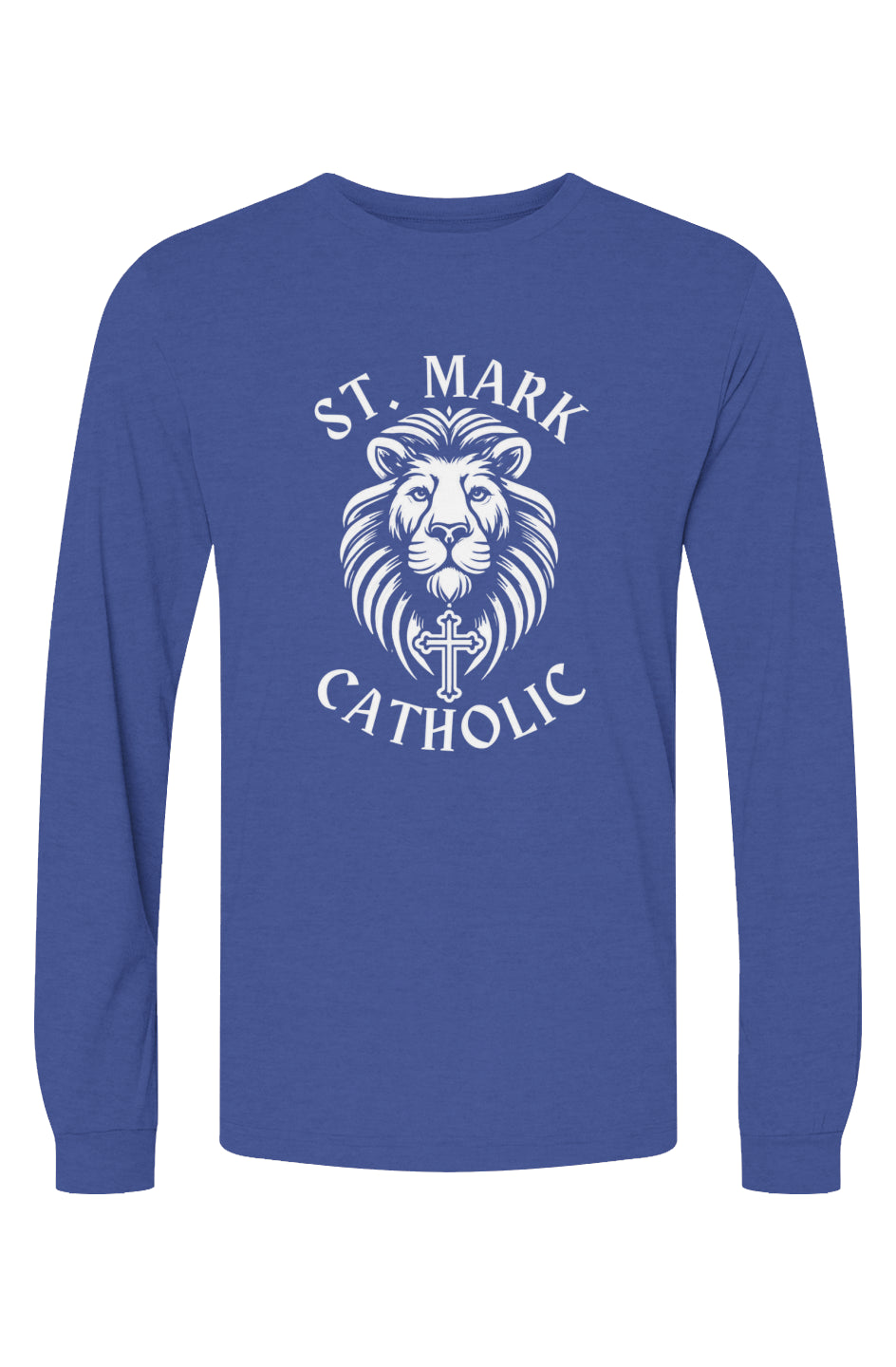 St. Mark Catholic Triblend L/S Tee