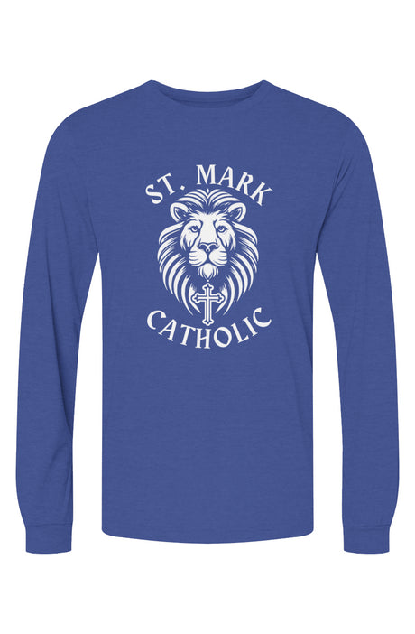 St. Mark Catholic Triblend L/S Tee