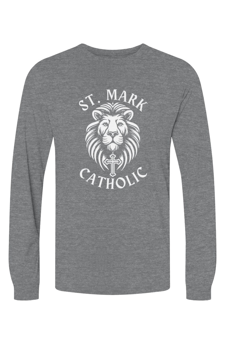 St. Mark Catholic Triblend L/S Tee