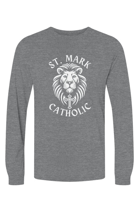St. Mark Catholic Triblend L/S Tee