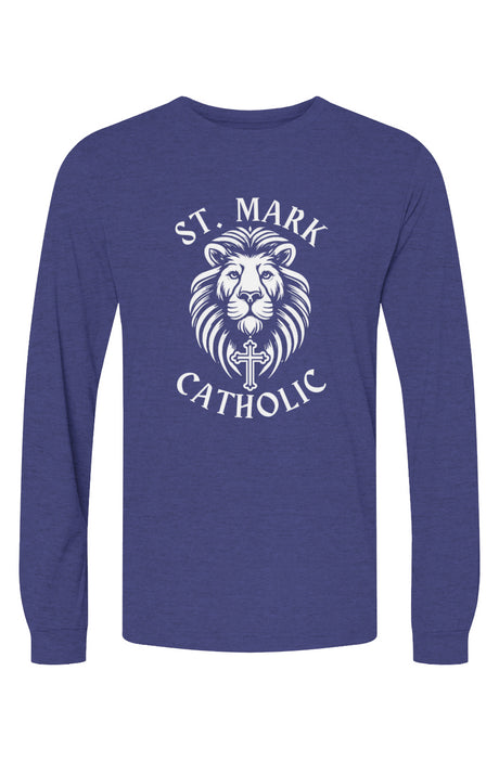 St. Mark Catholic Triblend L/S Tee