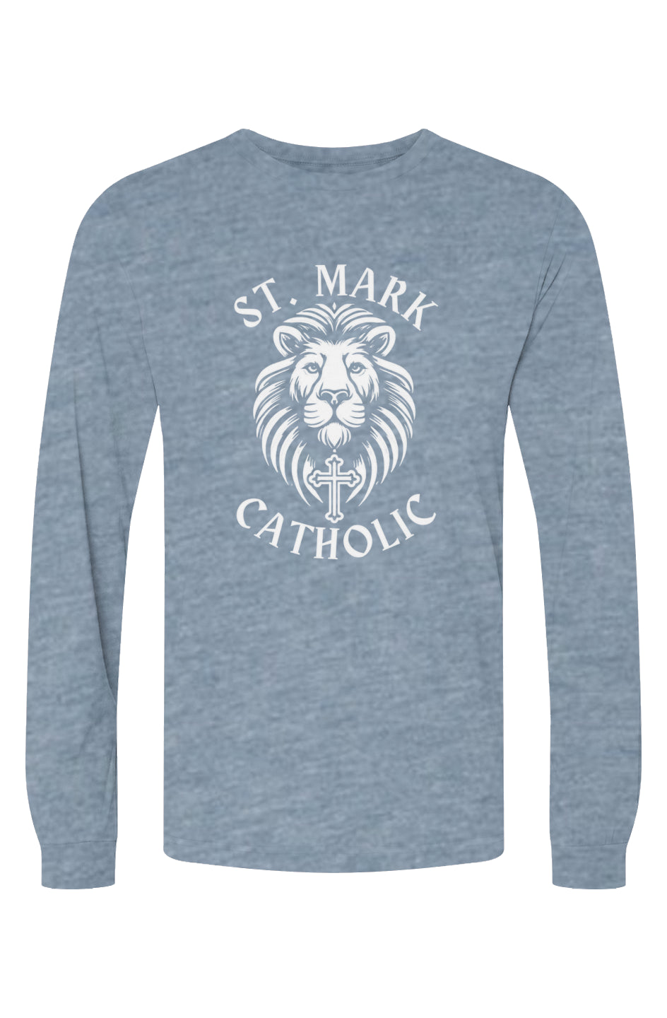 St. Mark Catholic Triblend L/S Tee
