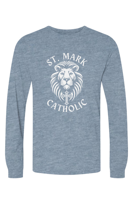St. Mark Catholic Triblend L/S Tee