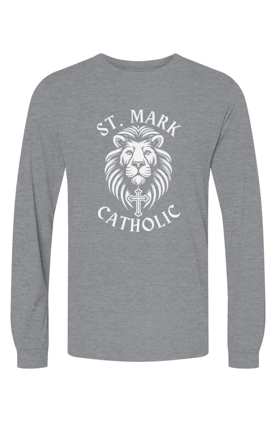 St. Mark Catholic Triblend L/S Tee