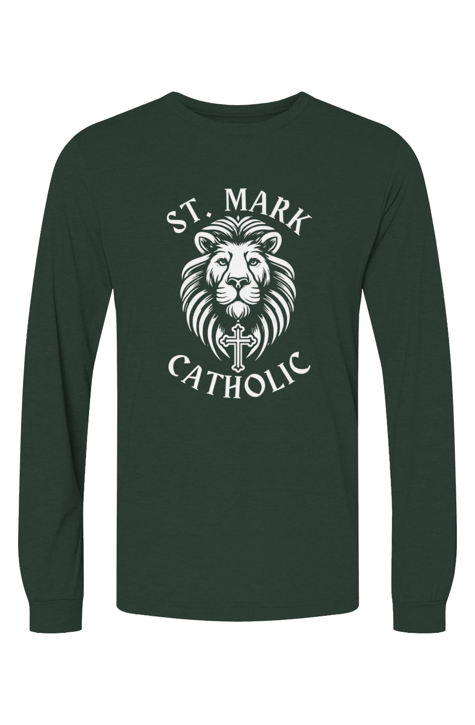 St. Mark Catholic Triblend L/S Tee