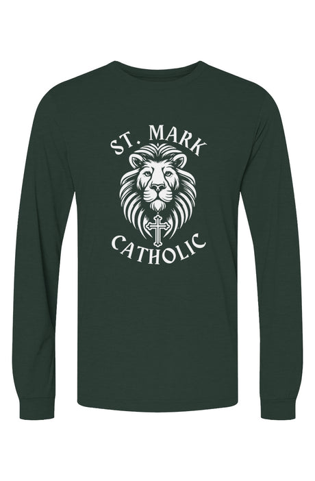 St. Mark Catholic Triblend L/S Tee