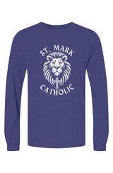 St. Mark Catholic Staff Triblend L/S Tee
