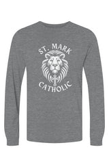 St. Mark Catholic Staff Triblend L/S Tee
