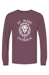 St. Mark Catholic Staff Triblend L/S Tee