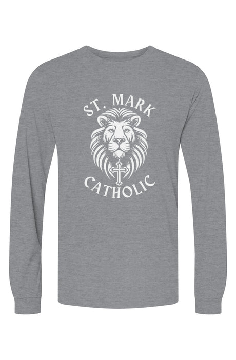 St. Mark Catholic Staff Triblend L/S Tee