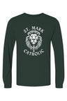 St. Mark Catholic Staff Triblend L/S Tee