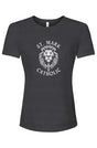 St. Mark Catholic Ladies' Relaxed Fit Triblend Tee