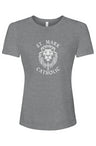 St. Mark Catholic Ladies' Relaxed Fit Triblend Tee