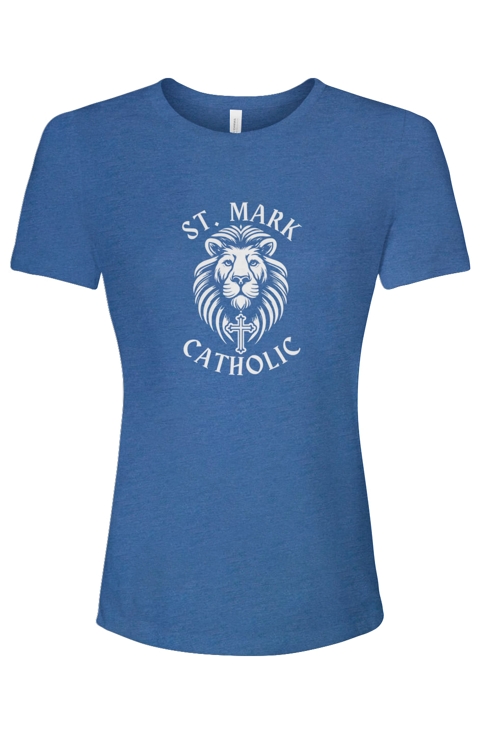 St. Mark Catholic Ladies' Relaxed Fit Triblend Tee