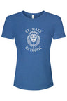 St. Mark Catholic Ladies' Relaxed Fit Triblend Tee