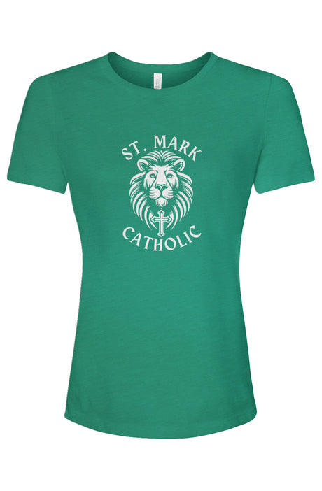 St. Mark Catholic Ladies' Relaxed Fit Triblend Tee