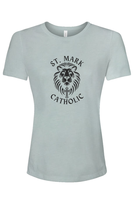 St. Mark Catholic Ladies' Relaxed Fit Triblend Tee
