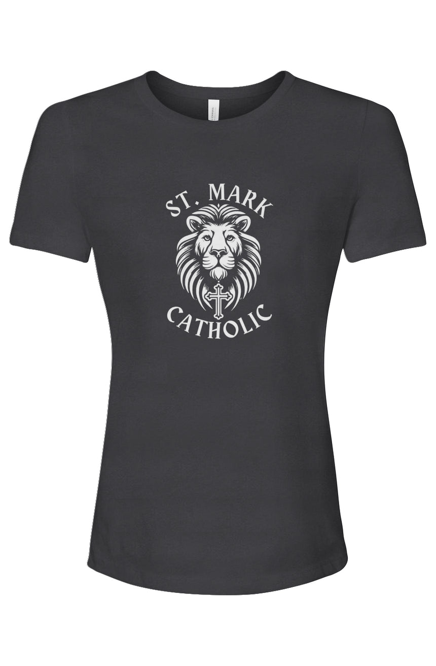 St. Mark Catholic Ladies' Relaxed Fit Staff Triblend Tee