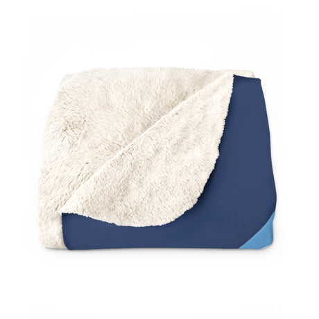 Hoggard Vikings Football Sherpa Blanket — Custom Name + Team Number