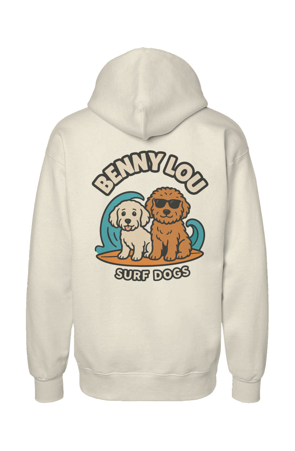 Benny Lou Sponge Fleece Pullover Hoodie