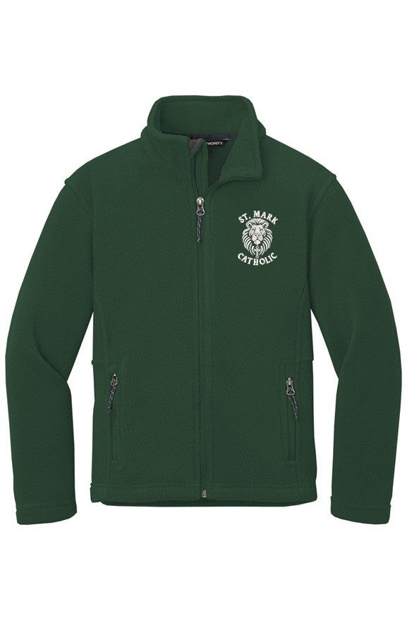 St. Mark Catholic Youth Full Zip Fleece Jacket - Embroidered