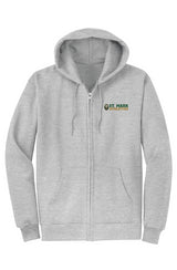 St. Mark Athletics Core Fleece Full Zip Hooded Sweatshirt