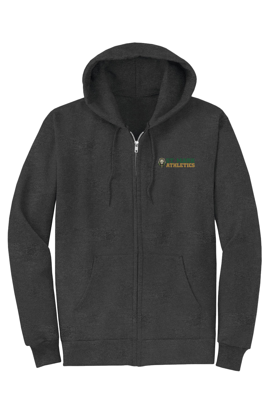 St. Mark Athletics Core Fleece Full Zip Hooded Sweatshirt