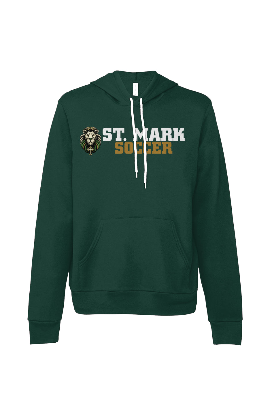 St. Mark Catholic Soccer Sponge Fleece Hooded Sweatshirt