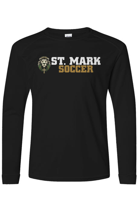 St. Mark Catholic Soccer L/S Performance Tee w/ SPF 50+