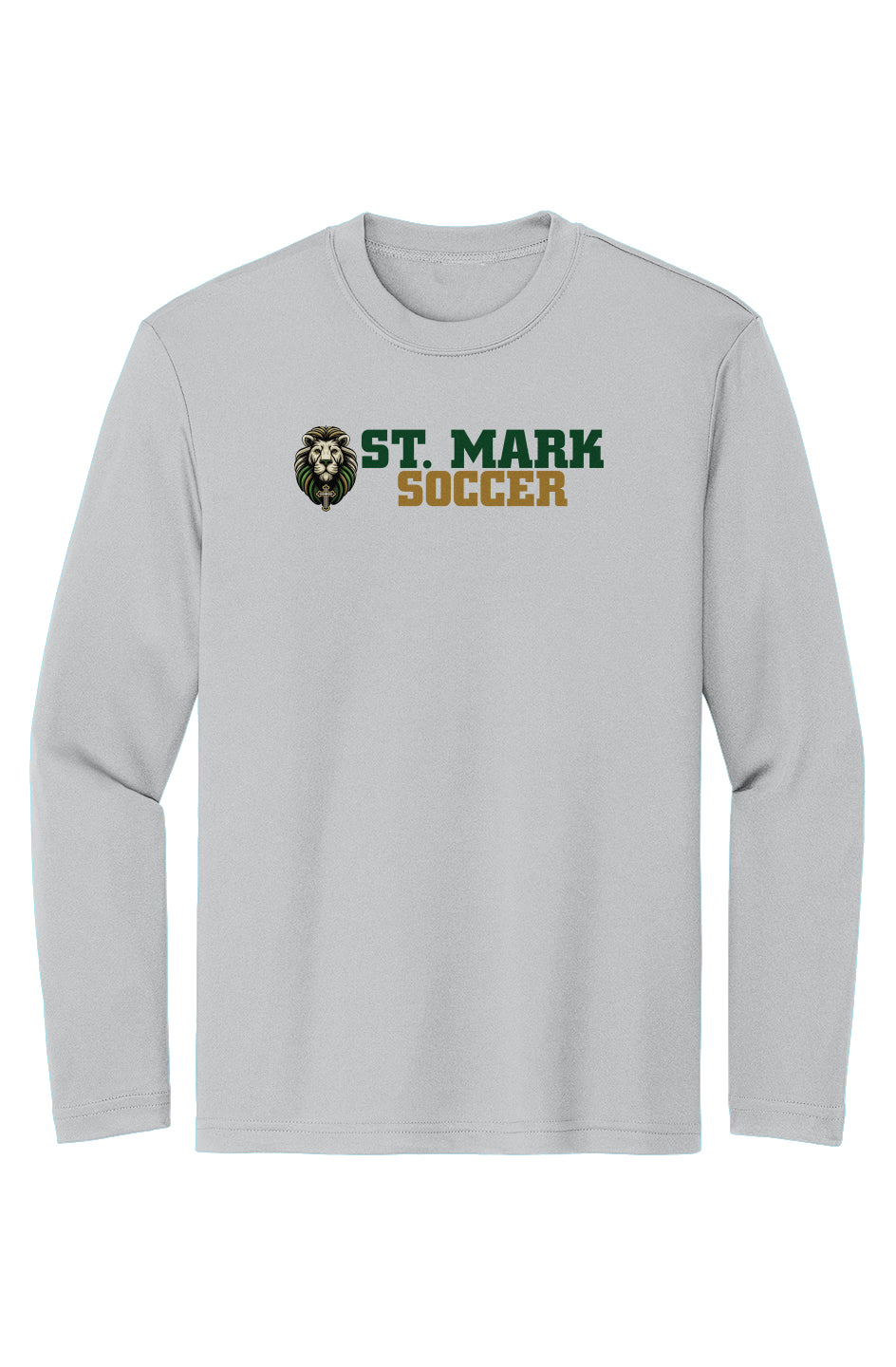 St. Mark Catholic Soccer L/S Performance Tee w/ SPF 50+